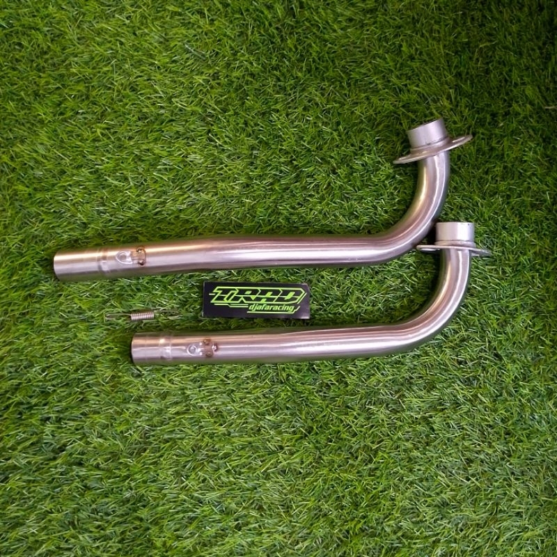 NEW LEHER DEPAN KNALPOT RACING PIPA 28 MOTOR VEGA JUPITER SMASH SHOGUN GRAND SUPRA KHARISMA REVO WIN