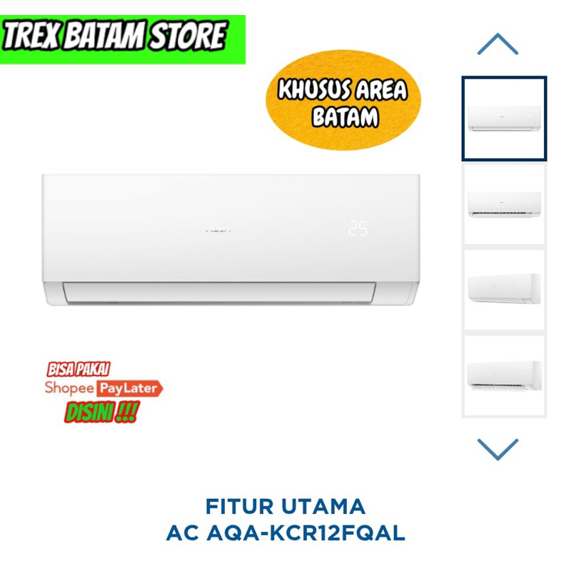 AC AQUA  1.5 PK 12FQAL GARANSI RESMI [ BATAM ]