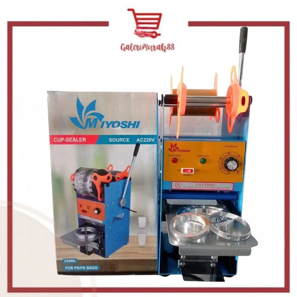 Mesin Press Cup Sealer Gelas Plastik /  Cup Sealing Machine / Cup Sealer Press Plastik Mesin Press G