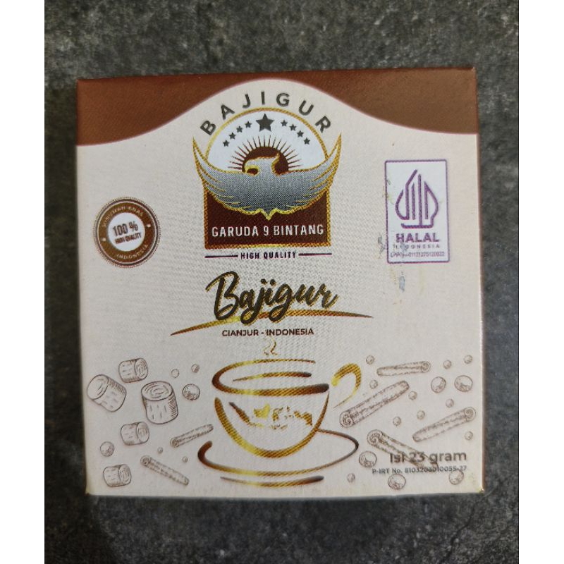 

Bajigur Garuda 9 Bintang Kemasan 1 Bungkus
