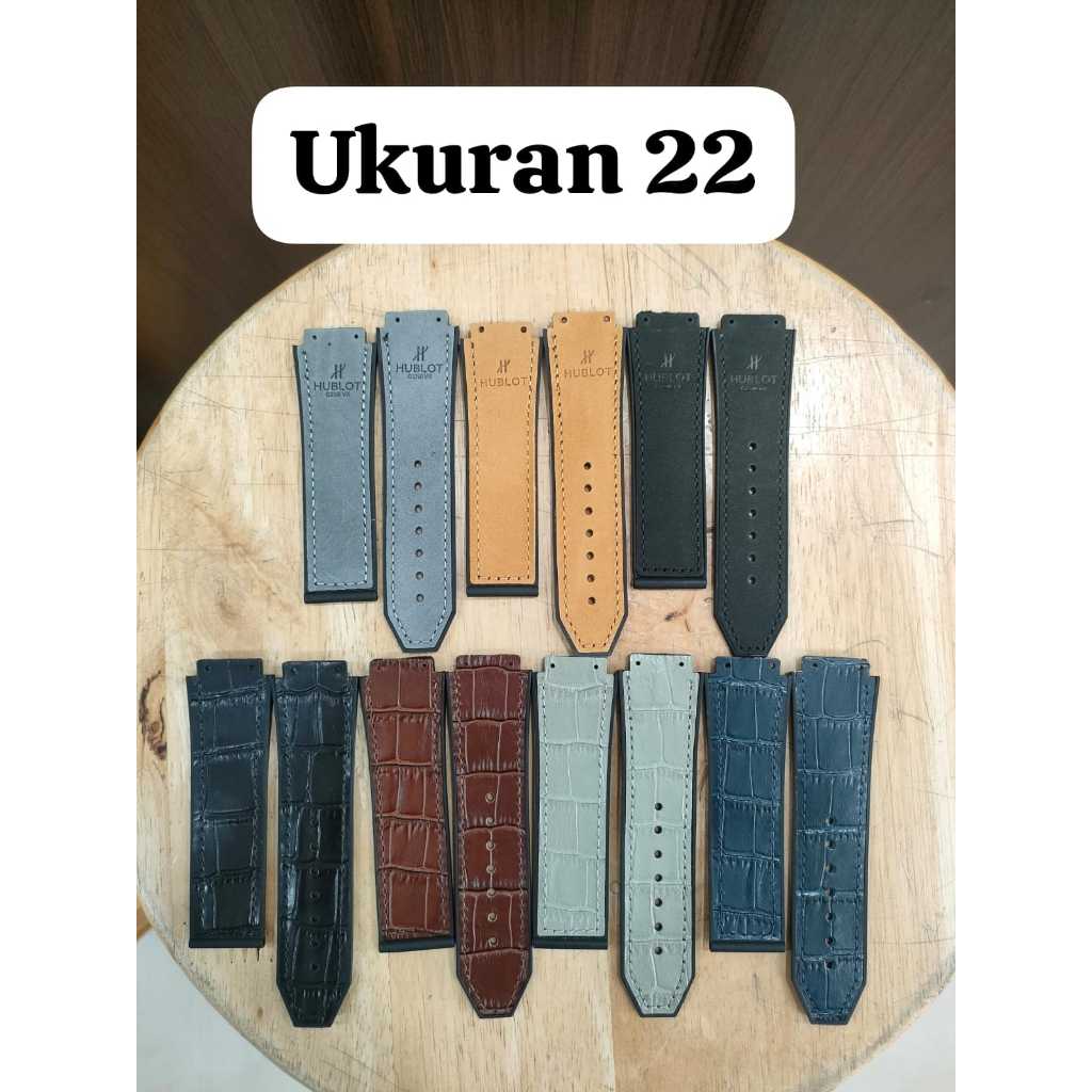 Tali Jam Tangan Hublot / Strap Jam Tangan Hublot Ukuran 22
