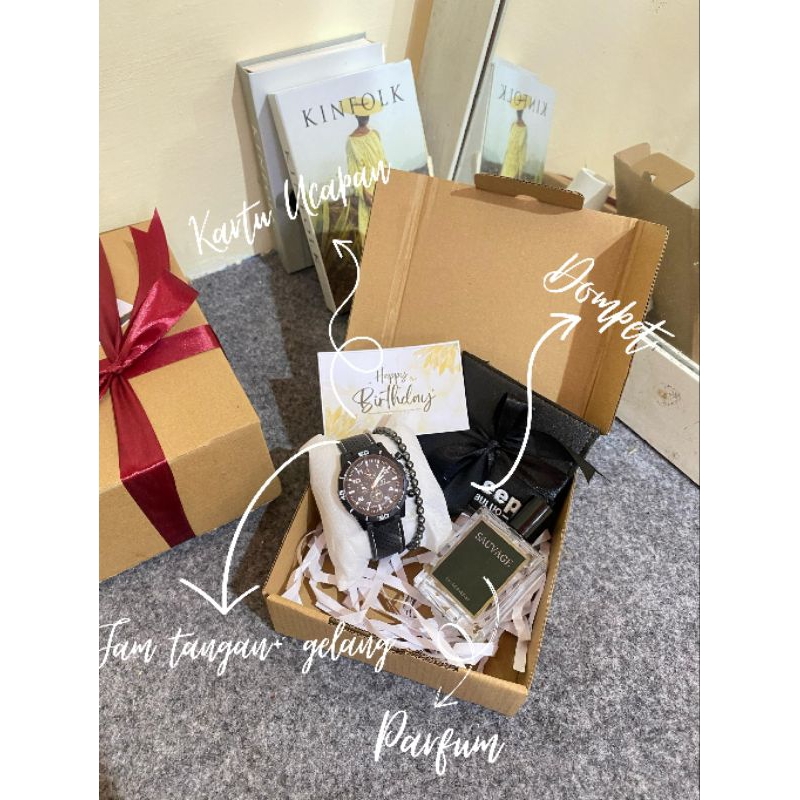 [ BISA COD ] KADO ULANG TAHUN COWOK HAMPERS BOX COWOK KADO UNTUK PACAR/SAHABAT