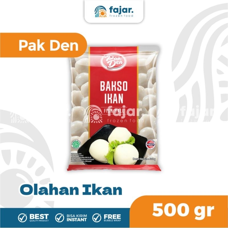 

[Best Seller] Pak Den Bakso Ikan 500g