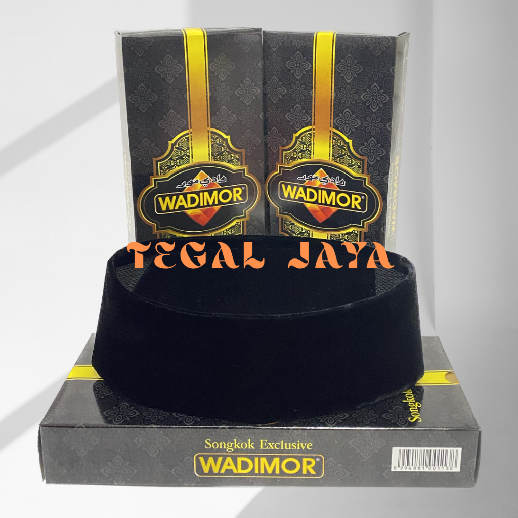 Peci Songkok Kopiah Wadimor AC Hitam Polos Original