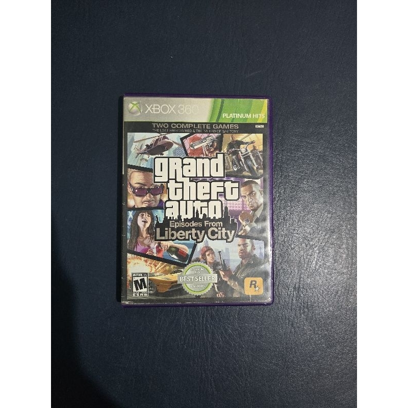 XBOX 360 Grand Theft Auto Episodes From Liberty City Two Complete Games GTA IV 4 BD Kaset CD Game Re