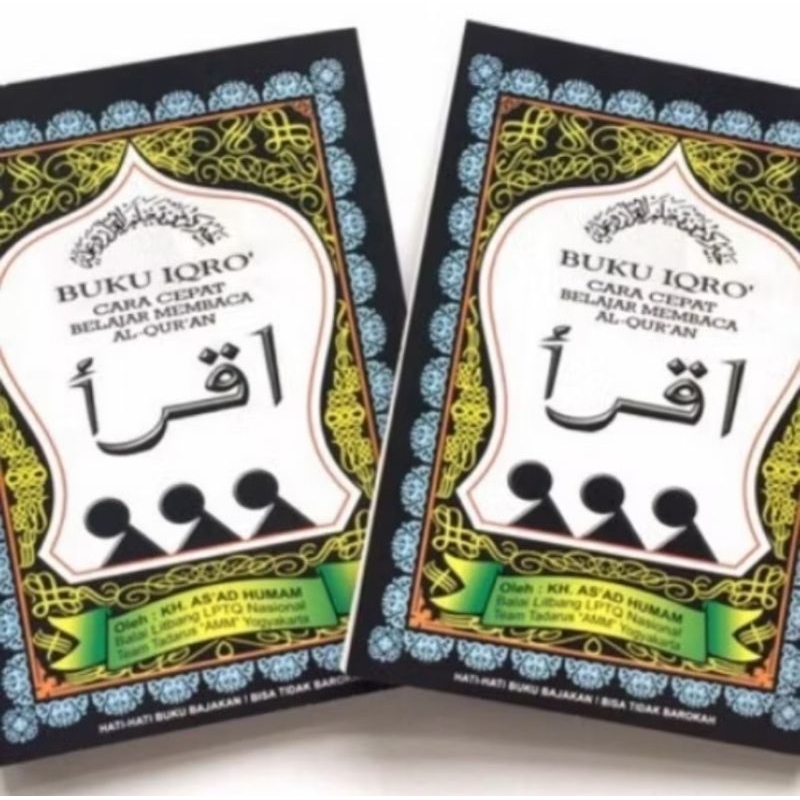 Buku IQRO Kecil Original Kertas Putih/HVS/IQRO Kecil HVS