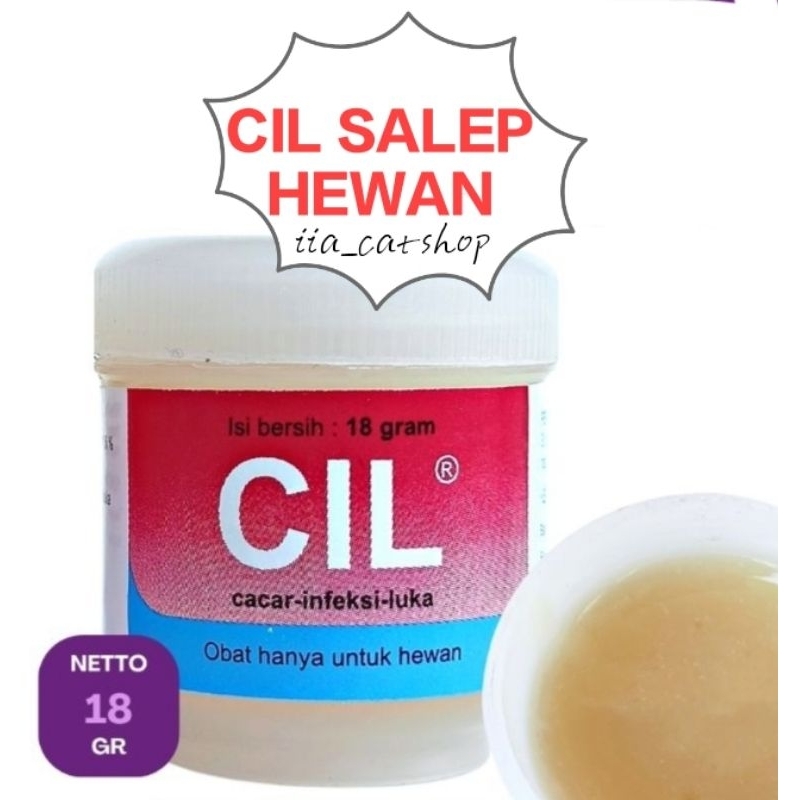 CIL Salep 18 gr Obat Kurap Jamur Hewan Obat Oles Cacar Luka Salep Hewan Ayam Kelinci infeksi Luka