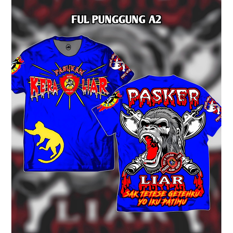 kaos pasker liar ikspi kera sakti terbaru kaos distro disain terbaru pasker liar biru ikspi kera sak