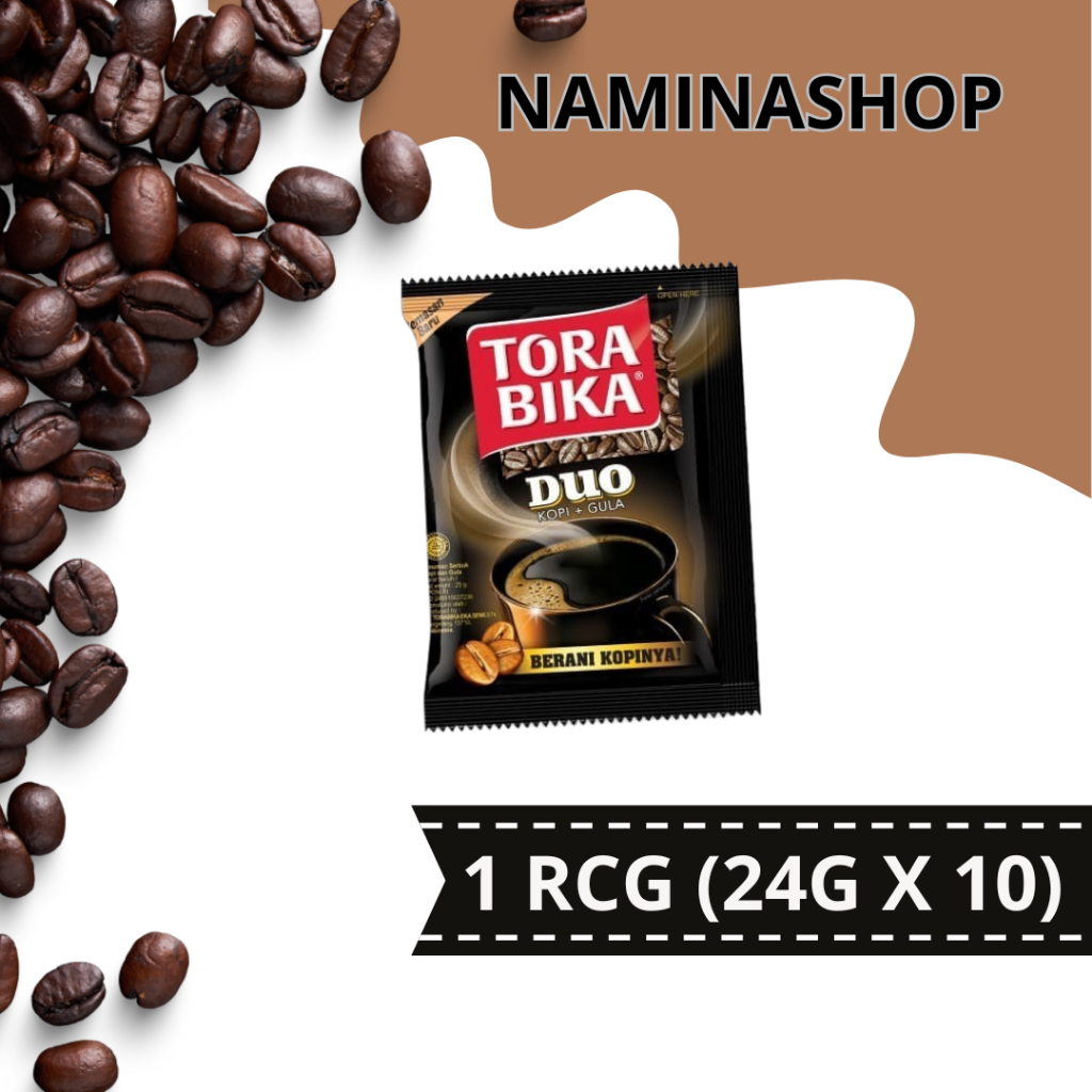 

TORABIKA KOPI DUO KOPI + GULA PCK 10x24g