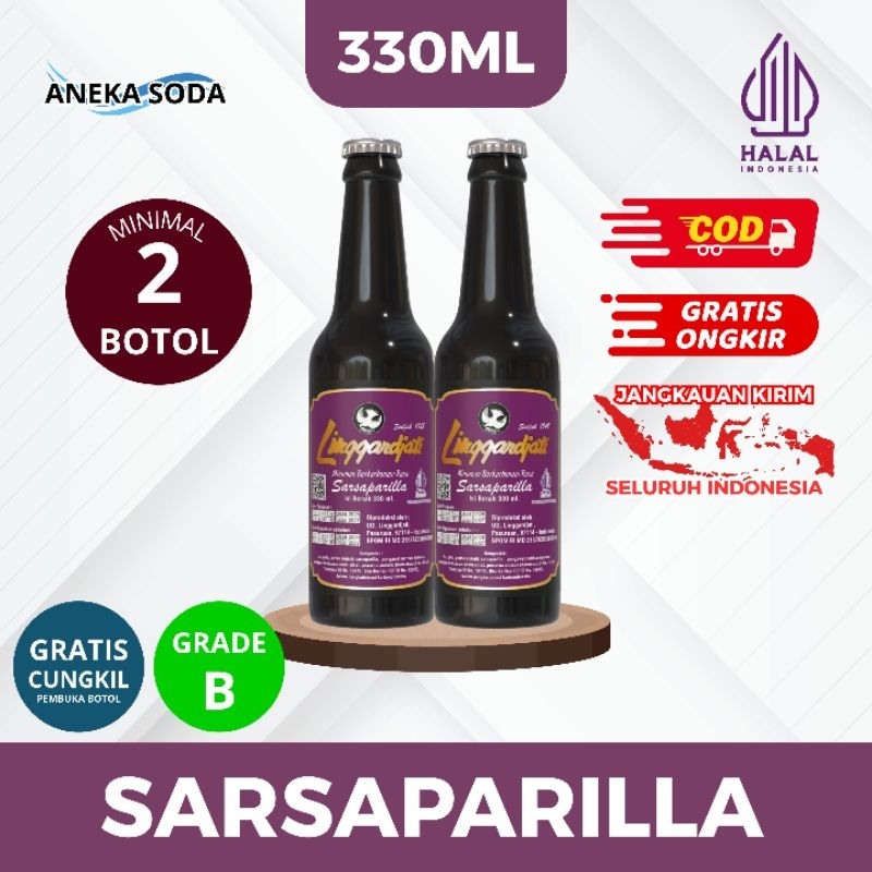 

LIMUN LINGGARJATI | SARSAPARILLA GRADE B | MINUMAN SODA JADUL 1948 122