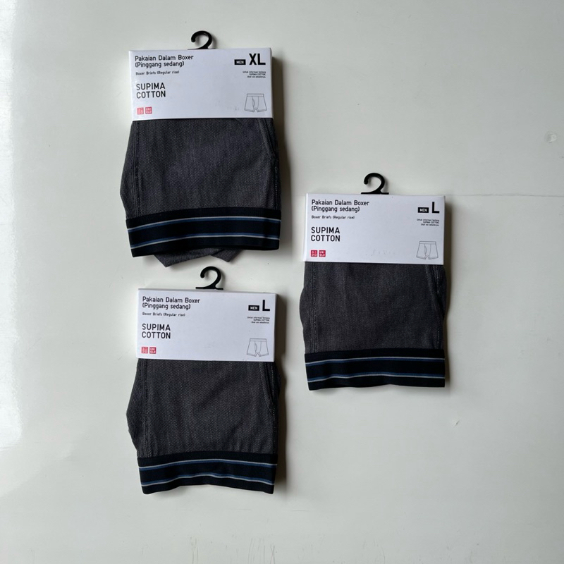 Uniqlo Pakaian Dalam Boxer Supima Cotton Original