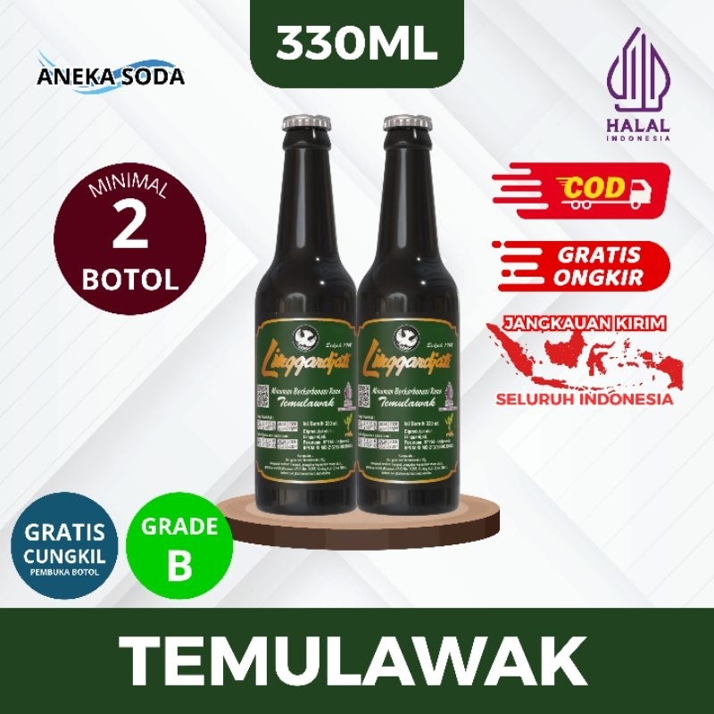 LIMUN LINGGARJATI | SARI TEMULAWAK ASLI GRADE B | MINUMAN SODA ORSON 1948 122