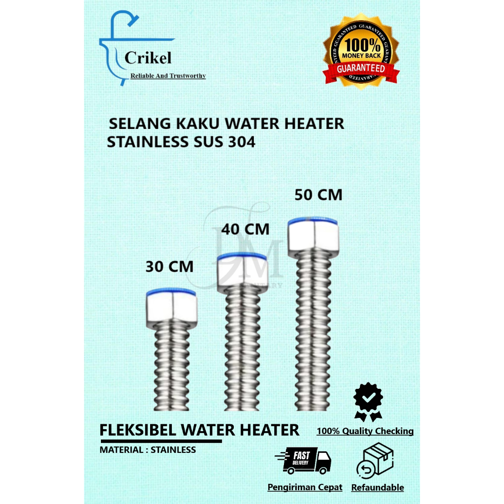 SELANG FLEKSIBEL KAKU AIR PANAS DINGIN SELANG FLEKSIBEL WATER HEATER