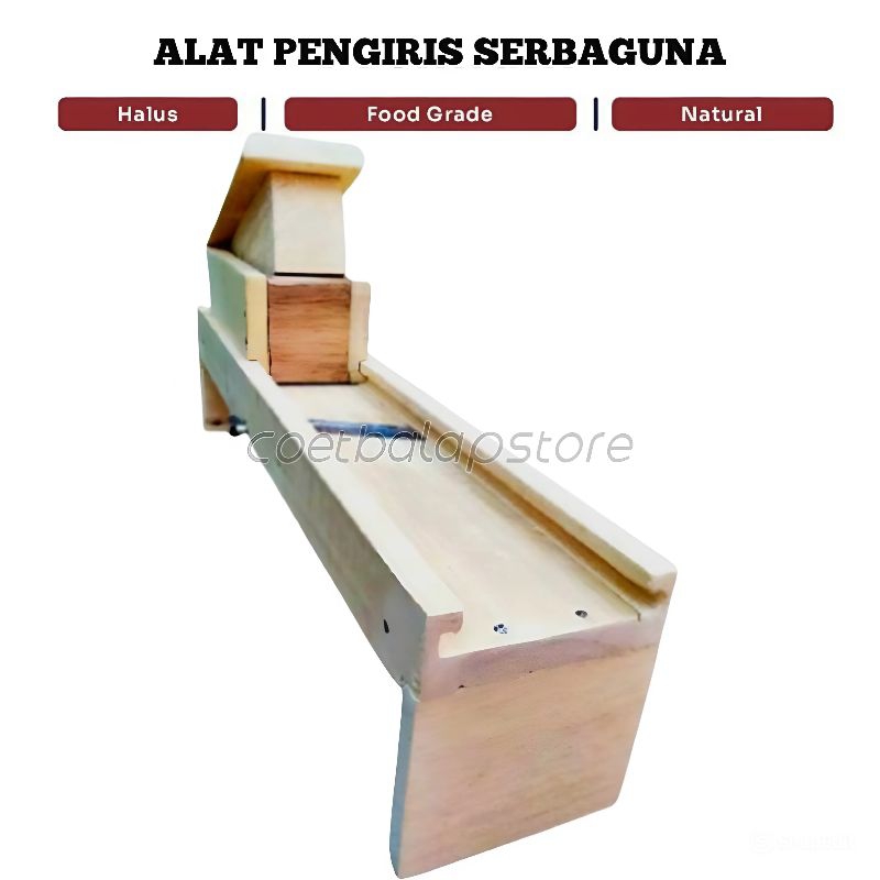 Pengiris Ukuran JUMBO Kualitas Terbaik - Pengiris Serbaguna Alat Pengiris Keripik Pisang Pengiris Ke