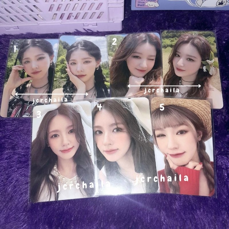 [READY STOCK] PC PHOTOCARD MIYEON SHUHUA GIDLE (G)I-dle I FREE LY