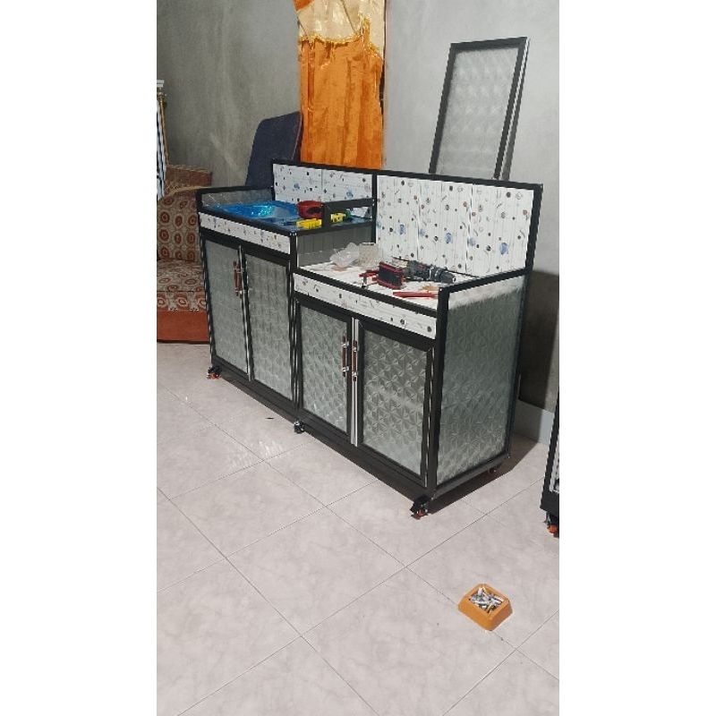 meja kompor wastafel