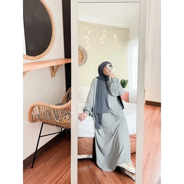 PRELOVED Bymeldev Oversized Basic Dress Busui Panjang Baju 130cm baju bekas gamis busui