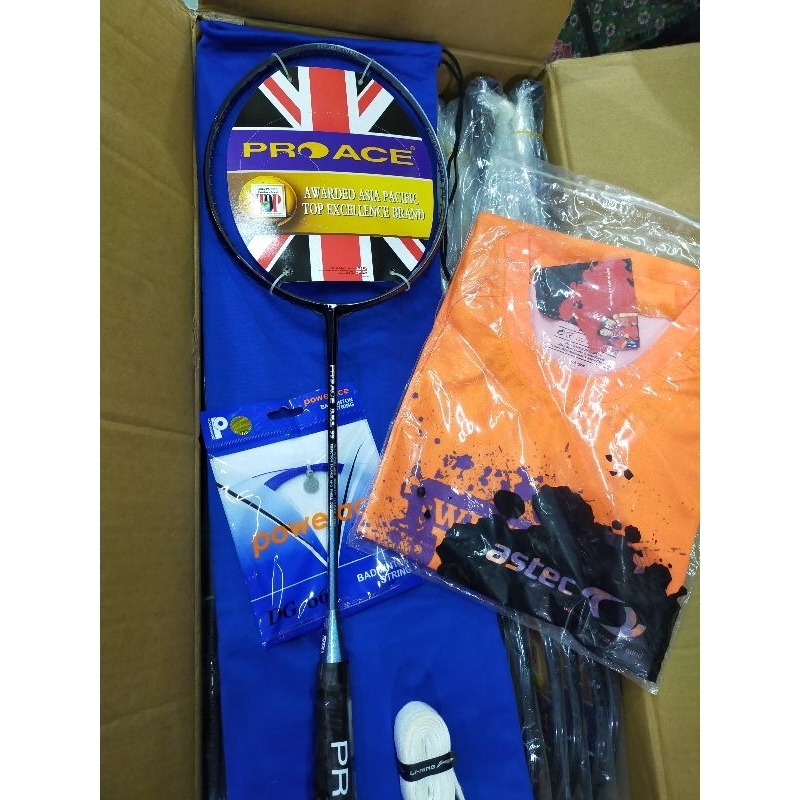 Raket Badminton Pro Ace DMS99 Original Full Set