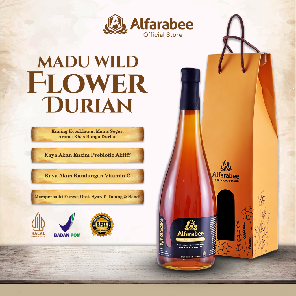 

MADU ALFARABEE – Wild Flower Honey (Nectar Durian)