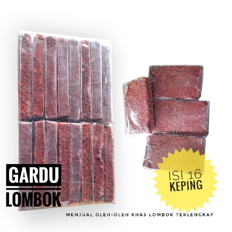 

TERASI BAKAR LOMBOK isi 16 keping /750 gr KHAS LOMBOK kualitas Terbaik .