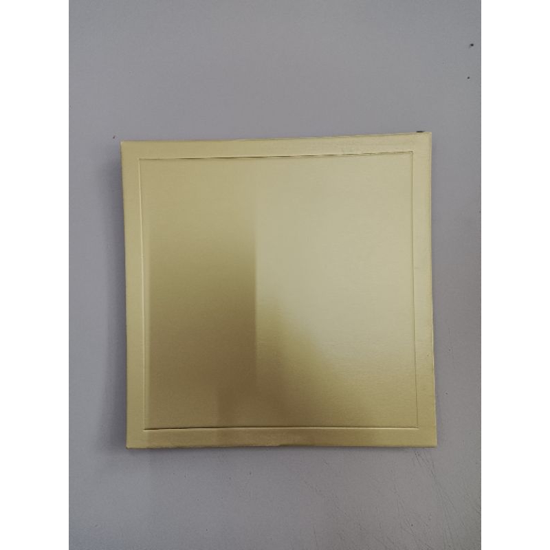 TATAKAN KUE/ALAS KUE ULANG TAHUN WARNA GOLD BAHAN TEBAL