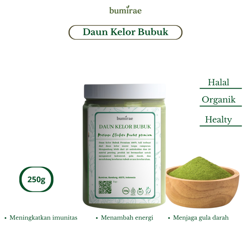 

Moringa Powder Superfood Daun Kelor Kaya Nutrisi dan Imun Booster