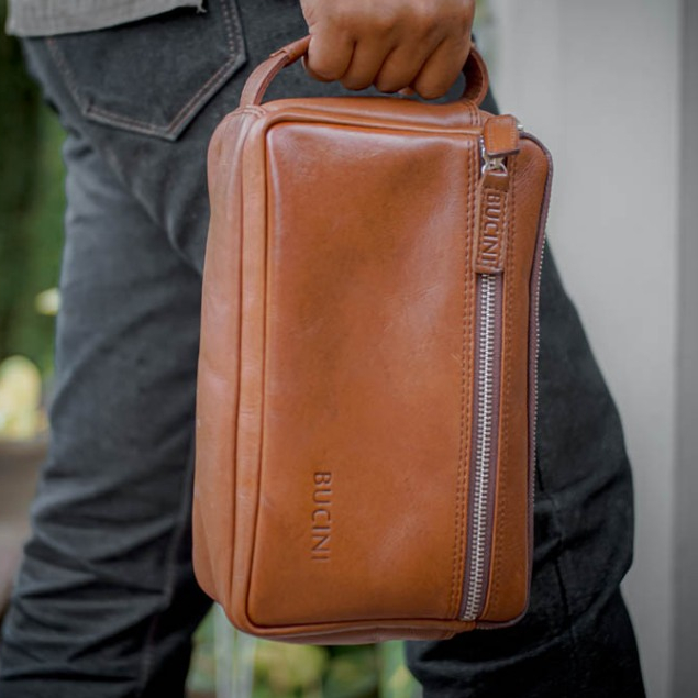 Leather Hand Bag & Clutch I Tas Tangan Kulit Pria & Wanita BUCINI Imran