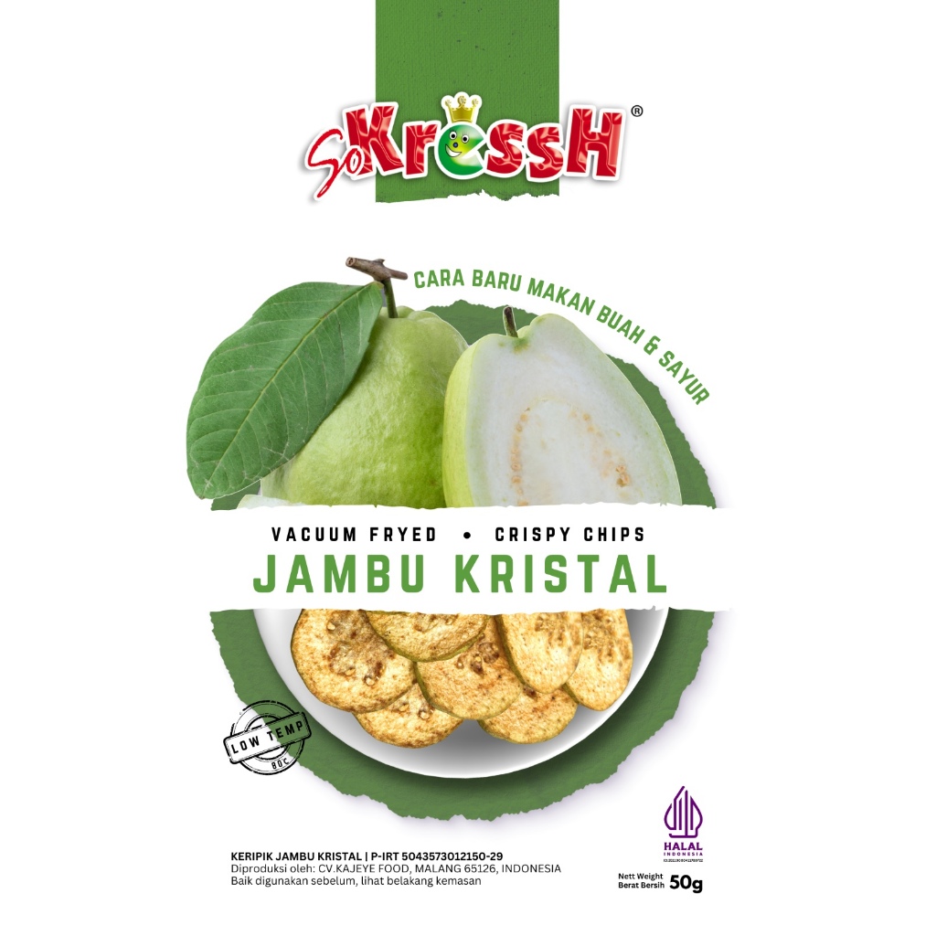

Keripik Buah Jambu Kristal 50gr SoKressH