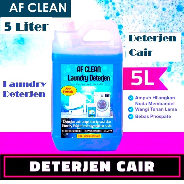 Detergen Cair Laundry Wangi 5 Liter / Deterjen liquid Deterjen Laundry Cair 5 LITER