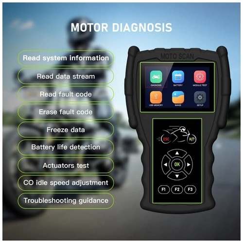 ORIGINAL JDIAG M100 PRO SCANNER SEMUA MOTOR JDIAG M100PRO SCAN SEPEDA MOTOR