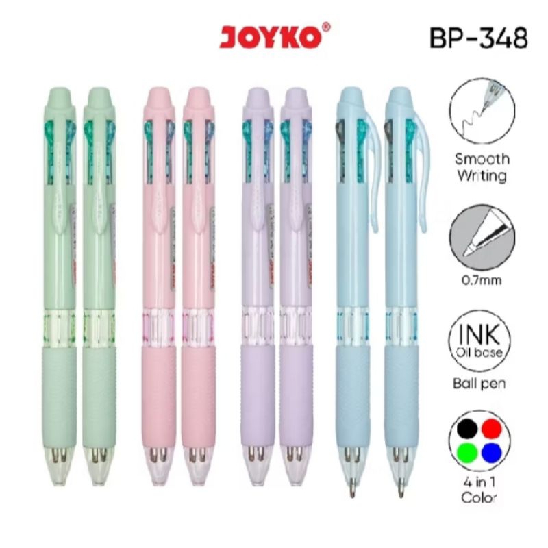 

Bolpoin 4 warna JOYKO BP-348