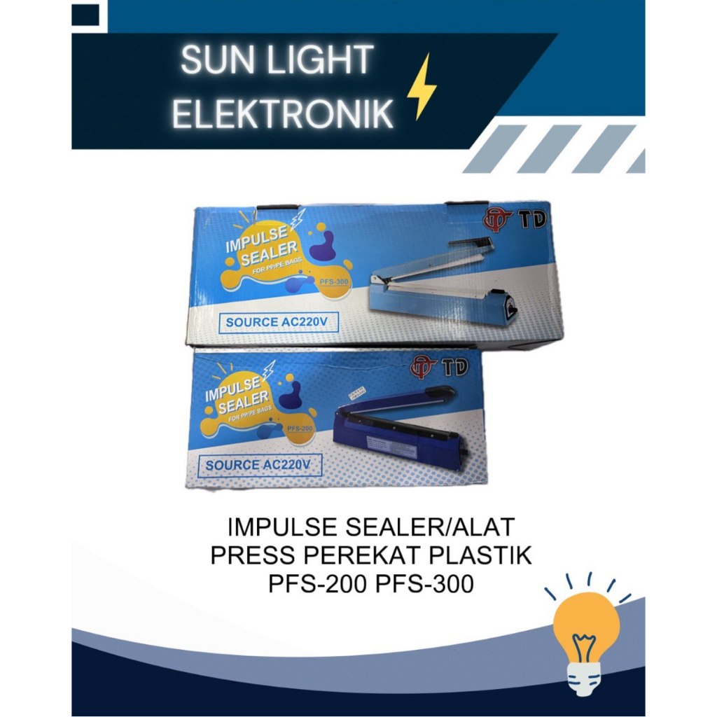 IMPULSE SEALER TD ALAT PEREKAT PLASTIK PFS-200 PFS-300