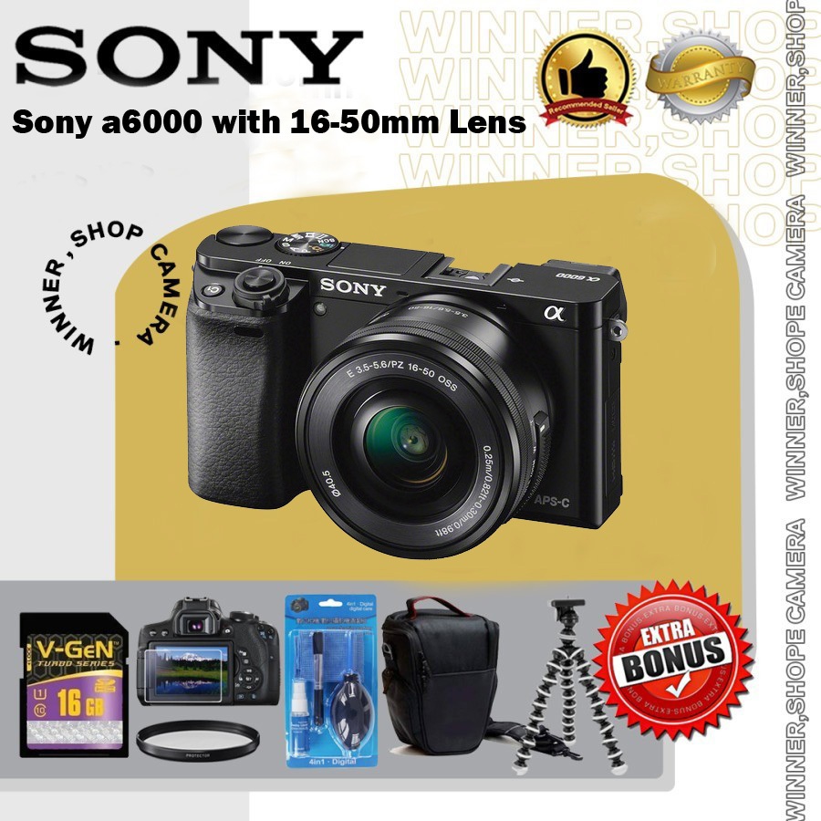 Kamera Sony a6000 kit 16-50mm Alpha 6000 Sony Mirrorless