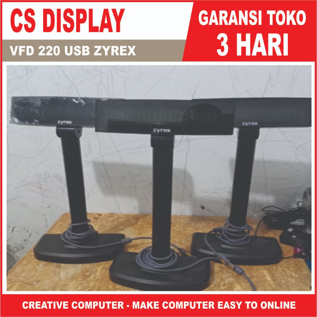 CUSTOMER DISPLAY VFD220 USB ZYREX