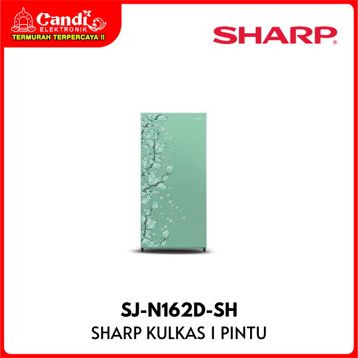 SHARP KULKAS 1 PINTU SJ-N162D-SH 133 Liter SJ-N162D-SH