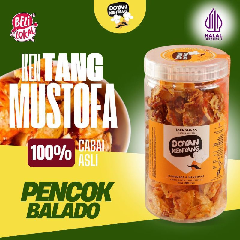 Kentang Mustofa Doyan Kentang Toples 1000 ml 300 gram
