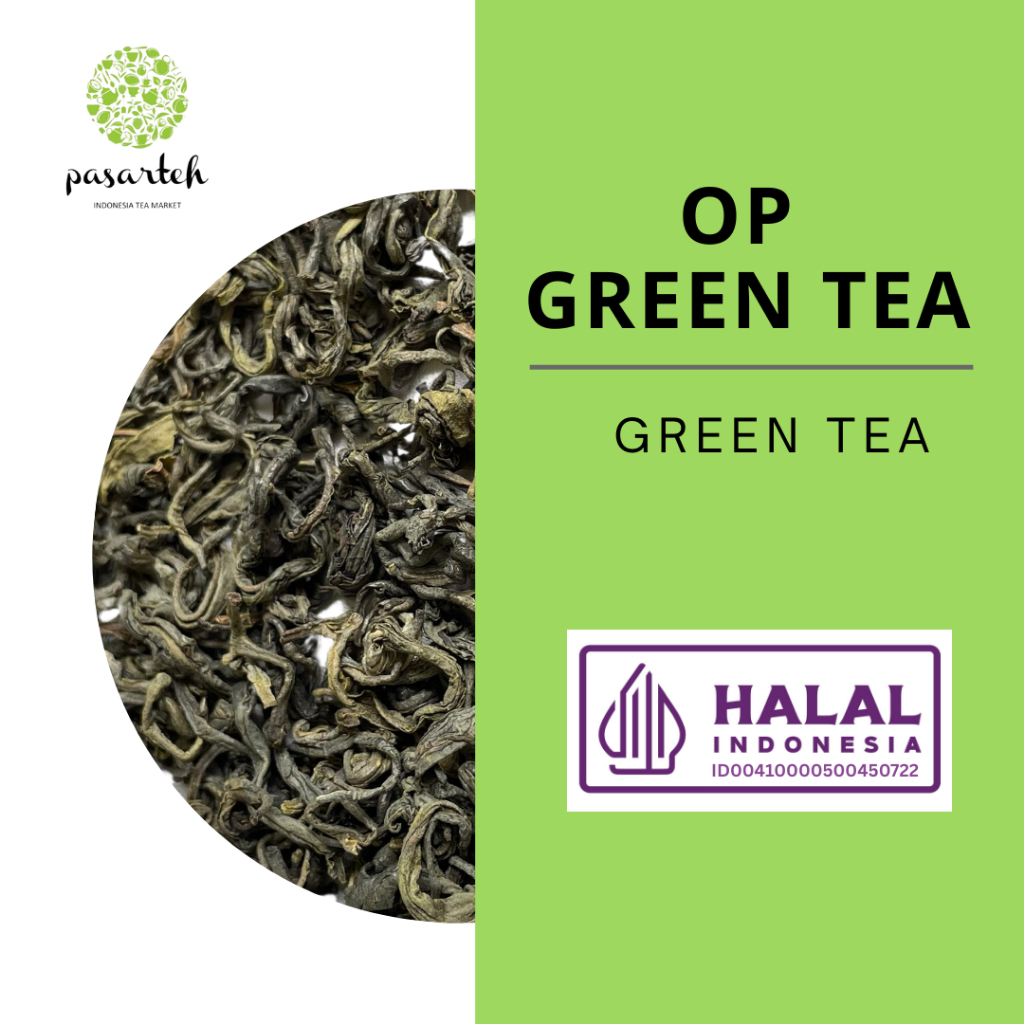 

[ pasarteh ] Green Tea OP Organik | Teh Hijau | Green Tea | Teh Organik I Teh Premium Indonesia
