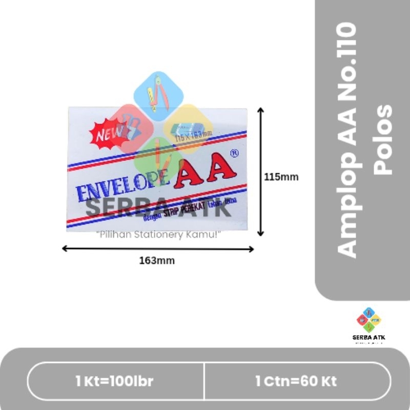 

Amplop AA No.110 Polos