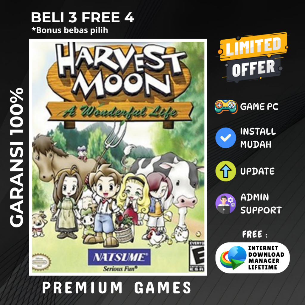 Harvest Moon A Wonderful Life - Game PC Laptop - Link Game