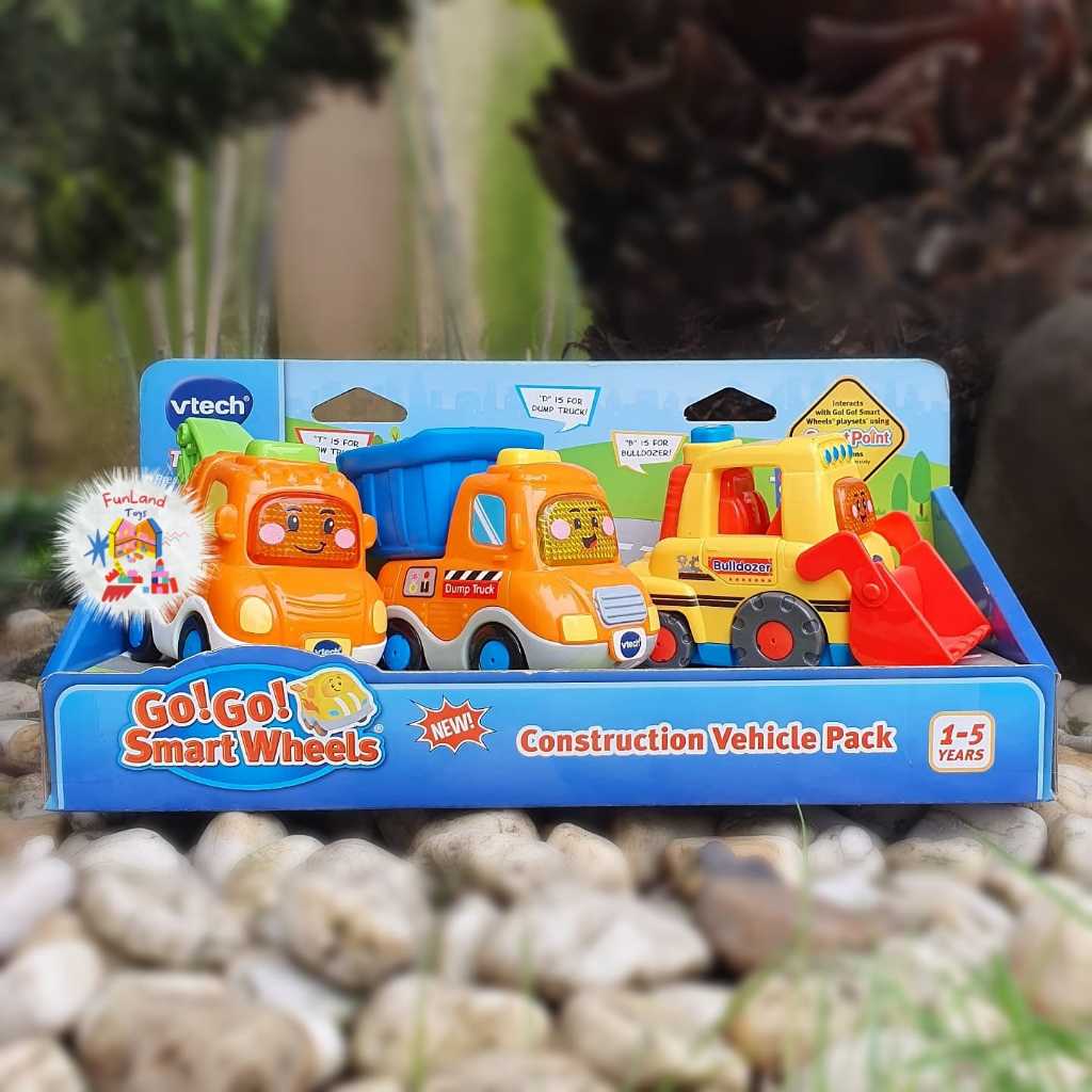 Vtech Go Go Smart Wheels Construction Vehicle Pack Set of 3