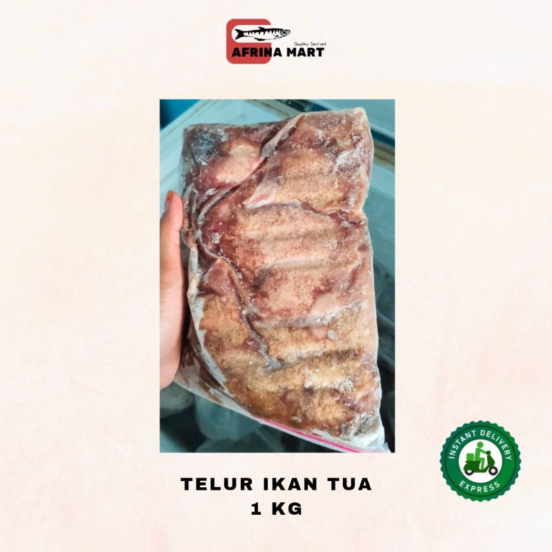 

Telur Ikan Tuna Tua 1 kg Frozen - Kirim Instant Afrina Mart
