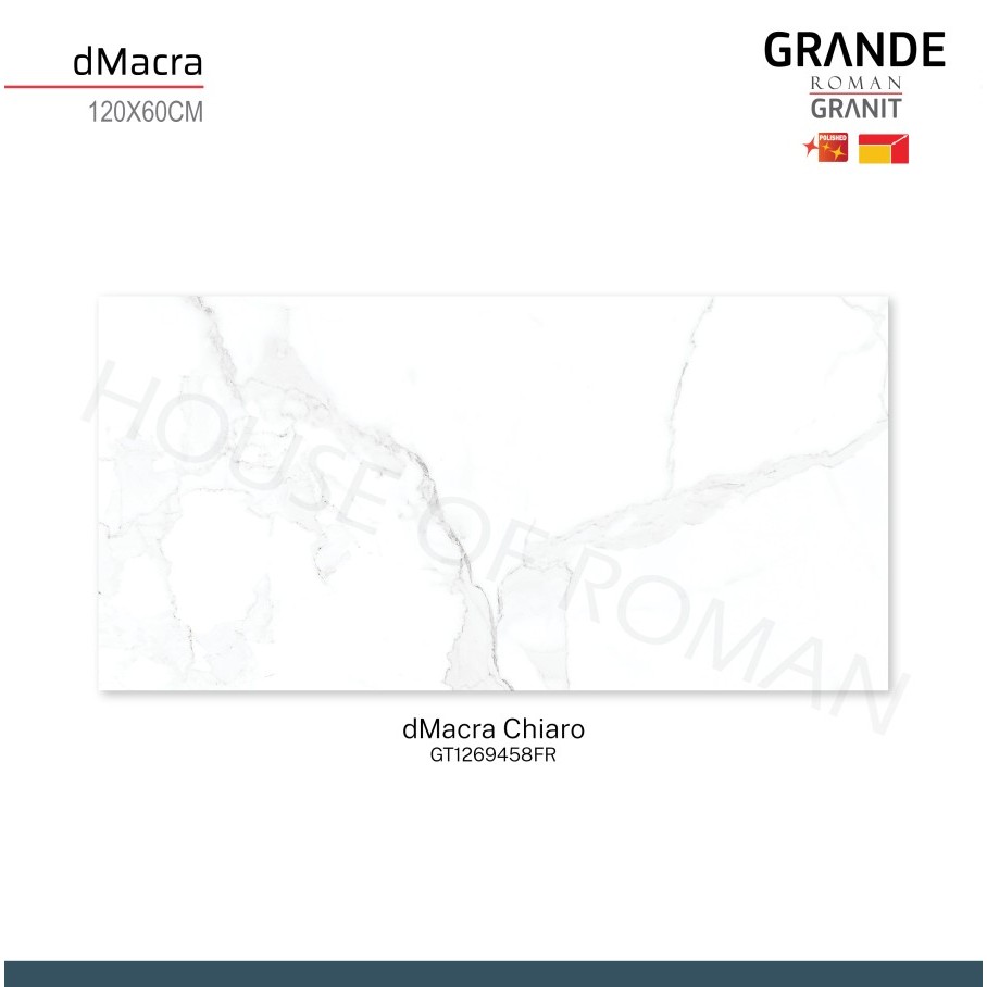 ROMAN GRANIT GRANDE dMacra Chiaro 120x60 GT1269458FR GRANIT ROMAN
