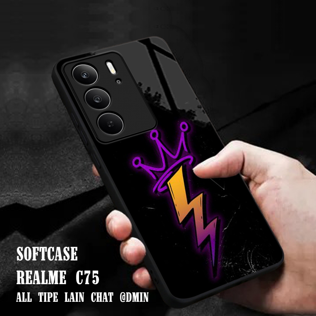 Case Realme C75 [MC903] Softcase Kilau Realme C75 Case Casing Hp Realme 14 5G Pelindung Camera