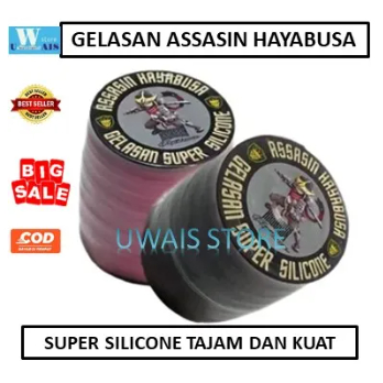 Gelasan Assasin Hayabusa Super Silicone - Benang Gelasan Super Tajam Turnamen - Senar Gelasan