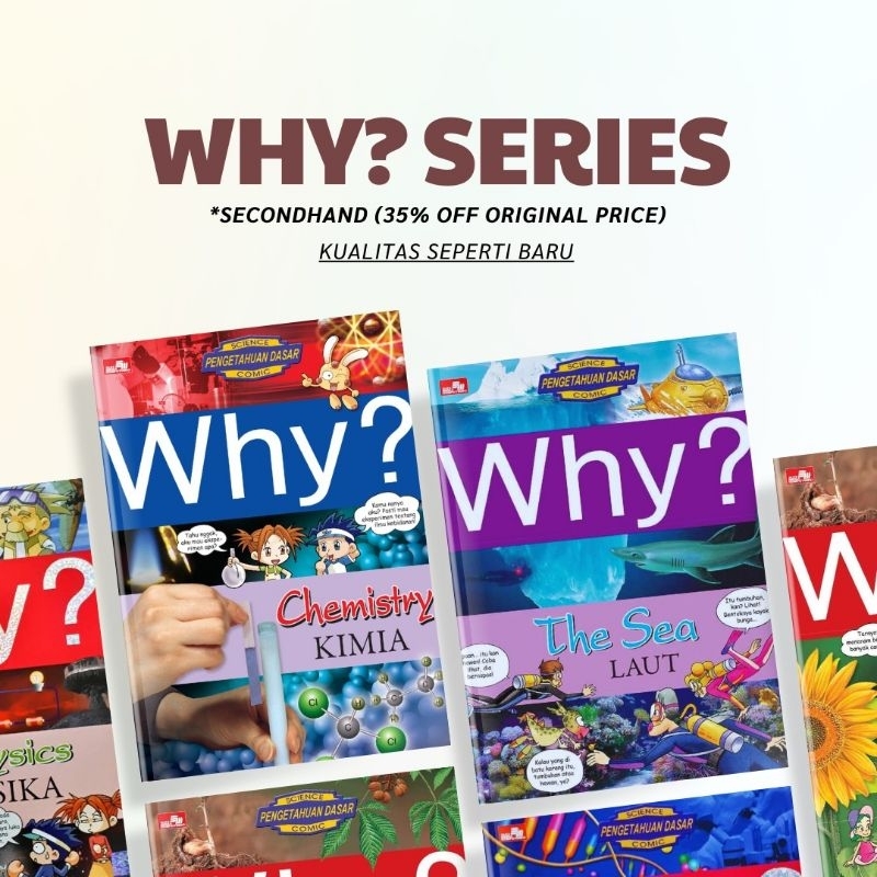 WHY? SERIES | Buku WHY? | Secondhand | Buku Bekas (High Quality)