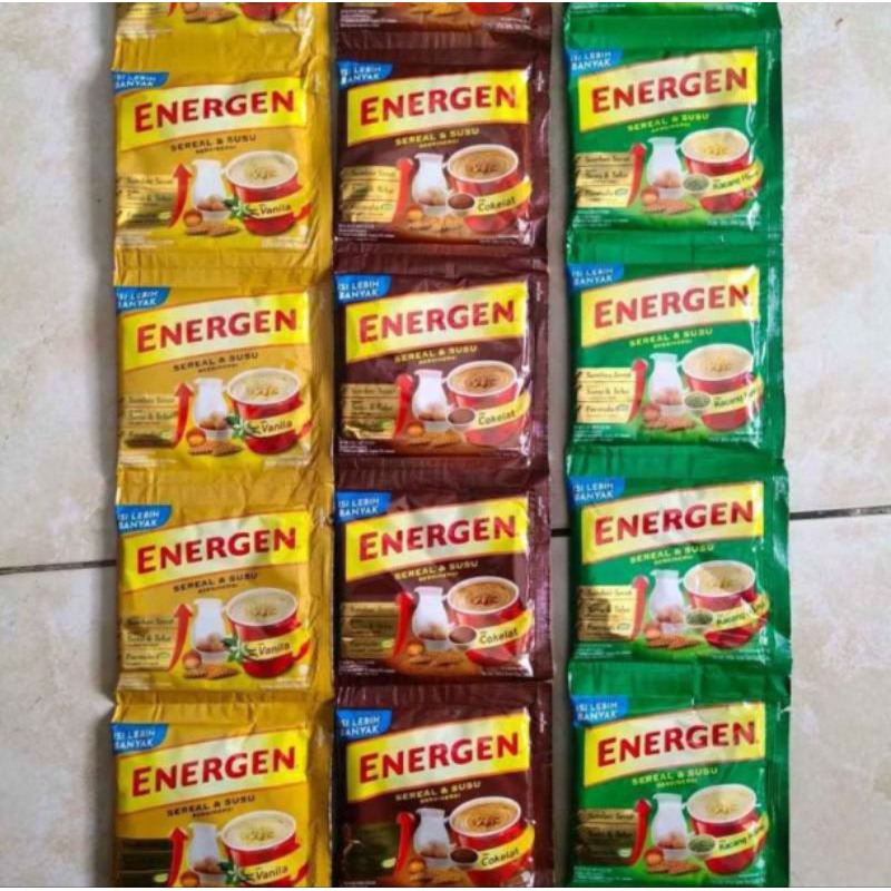 

Energen susu sereal renceng isi 10 sachet