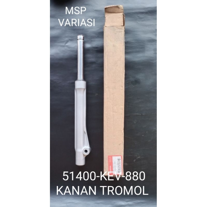 shockbreaker depan Honda Supra 100 Tromol Original Ori AHM ( 51400 KEV 880 - 51500 KEV 650 )