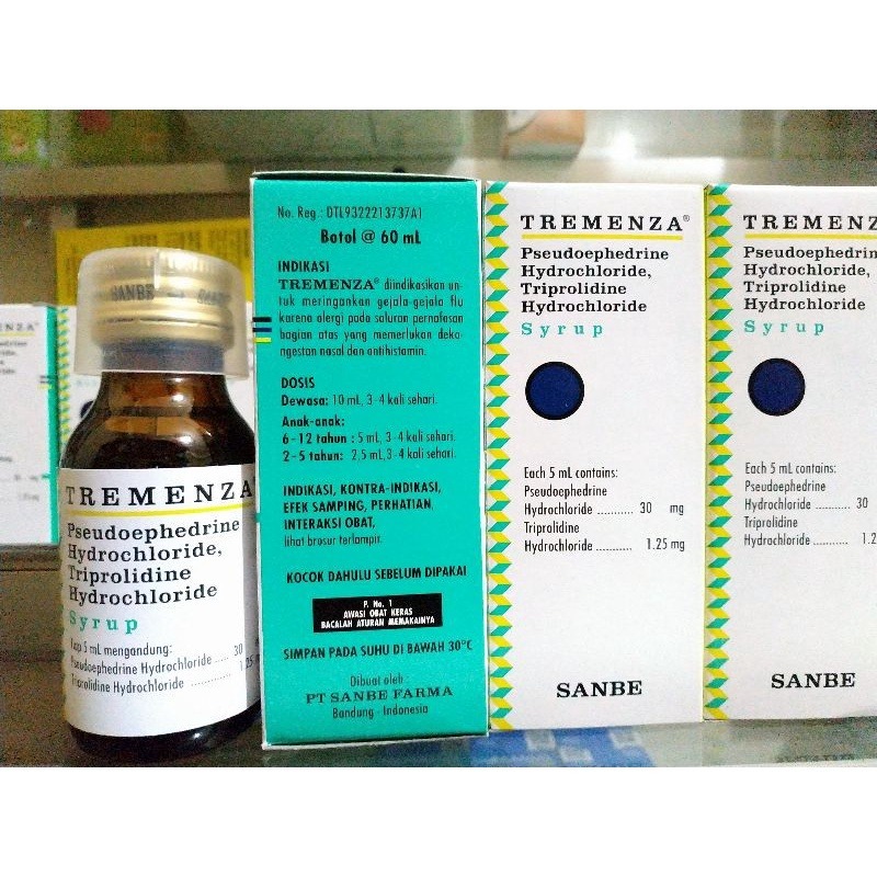 TREMENZA SIRUP 60 ML - OBAT PILEK ANAK