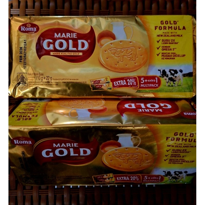 

Biskuit Marie gold 110g + 22g