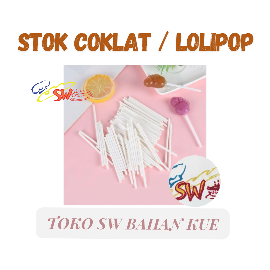 STIK COKLAT / LOLIPOP 50 PCS